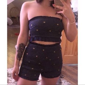 Matching peach set urban outfitters size S